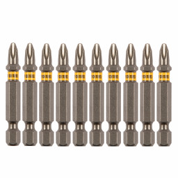 Бита PH2х50, сталь S2, шестигранный профиль, 10 шт. Е 6,3 Denzel