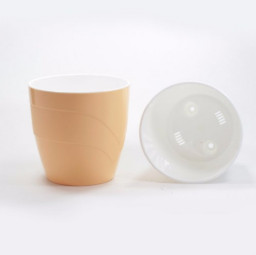 Кашпо Грация 1,2 л пластиковое, кремовый