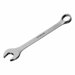 Ключ комбинированный, 27 мм, CrV, матовый хром Stels