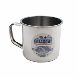 Кружка СЛЕДОПЫТ нерж. d 9 см, 450 мл
