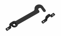 Крючок дверной модель 3 черный 150мм