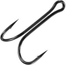 Крючок KOI "SHORT DOUBLE HOOK", размер 2/0 (INT), цвет BN, двойник