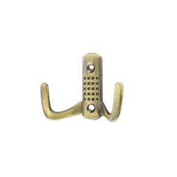 Крючок-вешалка СТАНДАРТ/АЛЛЮР F-009 AB старая бронза ЕВРОПАКЕТ