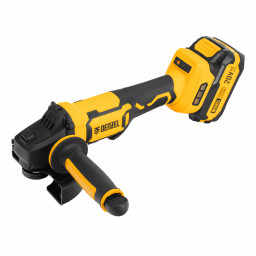 Машина шлифовальная угловая аккумуляторная бесщет. AGH-BL-20-125, Li-Ion, 20 В// Denzel