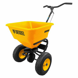 Механическая сеялка на колесах, 45 л Denzel