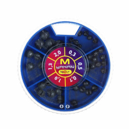 Набор грузил ЯМАН M 40 г, 0,3-2,0 г