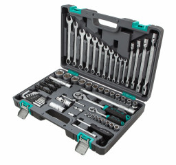 Набор инструментов 1/2, 1/4 CrV, 88 предметов STELS Сп1