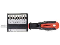 Отвертка  с набором бит 14 шт. CrV//MATRIX