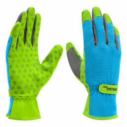 Перчатки садовые на липучке,силиконовое нанесение, размер 9, Luxe Palisad
