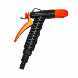 Пистолет поливочный 1/2х3/4 с фиксатором и штуцером Жук