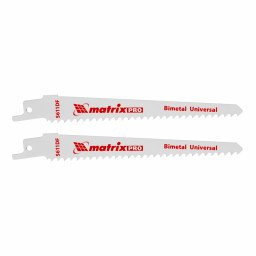 Полотна универсальные для сабельной пилы S611DF 125/4.3 мм, Bimetal, 2 шт, Pro Matrix