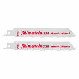 Полотна универсальные для сабельной пилы S922VF, 125/1.8-2.5 мм, Bimetal, 2 шт, Pro Matrix