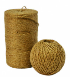 Шпагат джутовый кручёный 1,2 мм 100 м/цена за моток