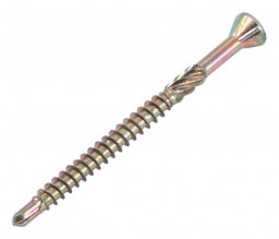 Шуруп 3,2*40 для полов и паркетов желтый цинк