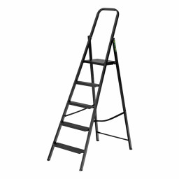 Стремянка 5 ступеней, компактная, стальная Сибртех