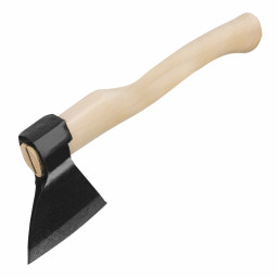 Топор кованый, в сборе, 840/1070 г, деревянное топорище, 400 мм, Б, 