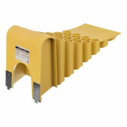 Упор противооткатный для грузового транспорта, ЖЕЛТЫЙ, 35 т, 473х200х205 мм Stels