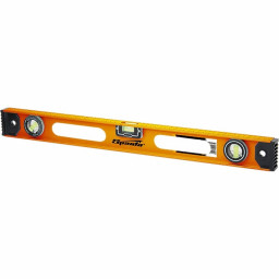 Уровень алюминиевый "Рельс", 1000 мм, 3 глазка (1 поворотный) Sparta